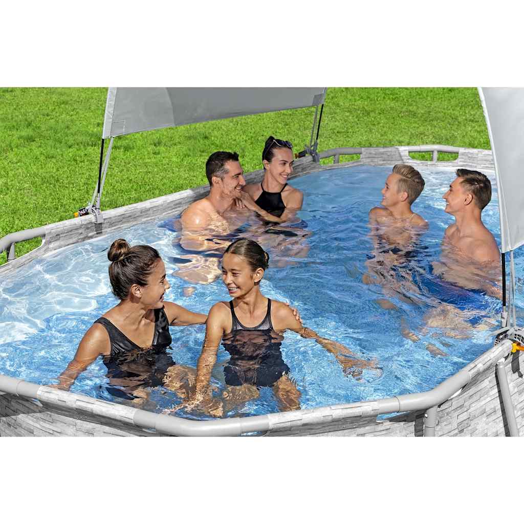 Above Ground Pool Canopy White
