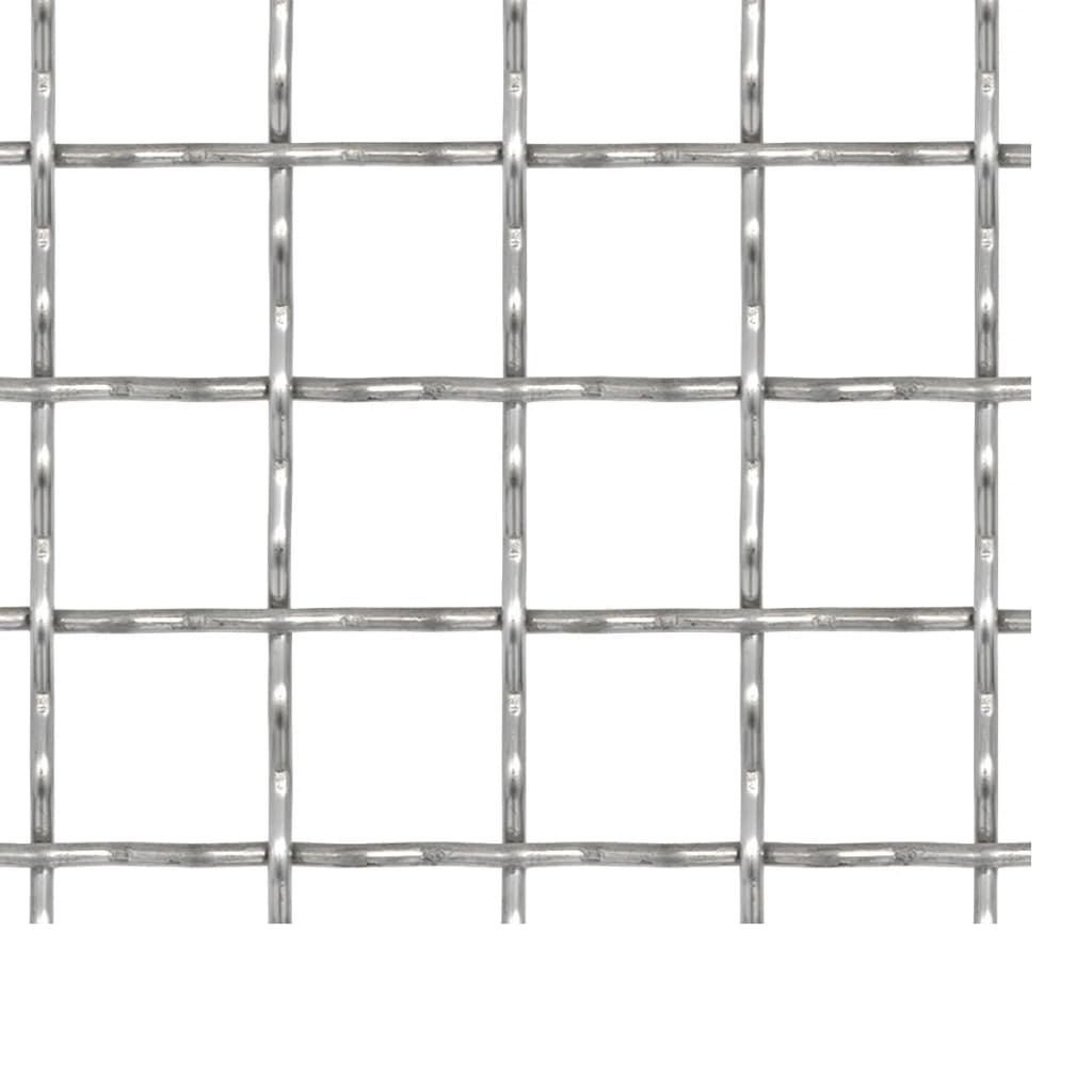 Crimped Garden Wire Fence Stainless Steel 100x85 cm 31x31x3 mm