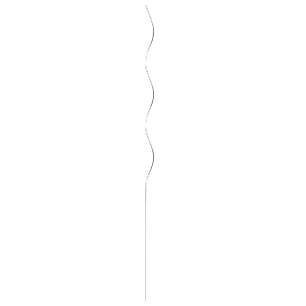 50 pcs Spiral Plant Supports 110 cm Galvanised Steel