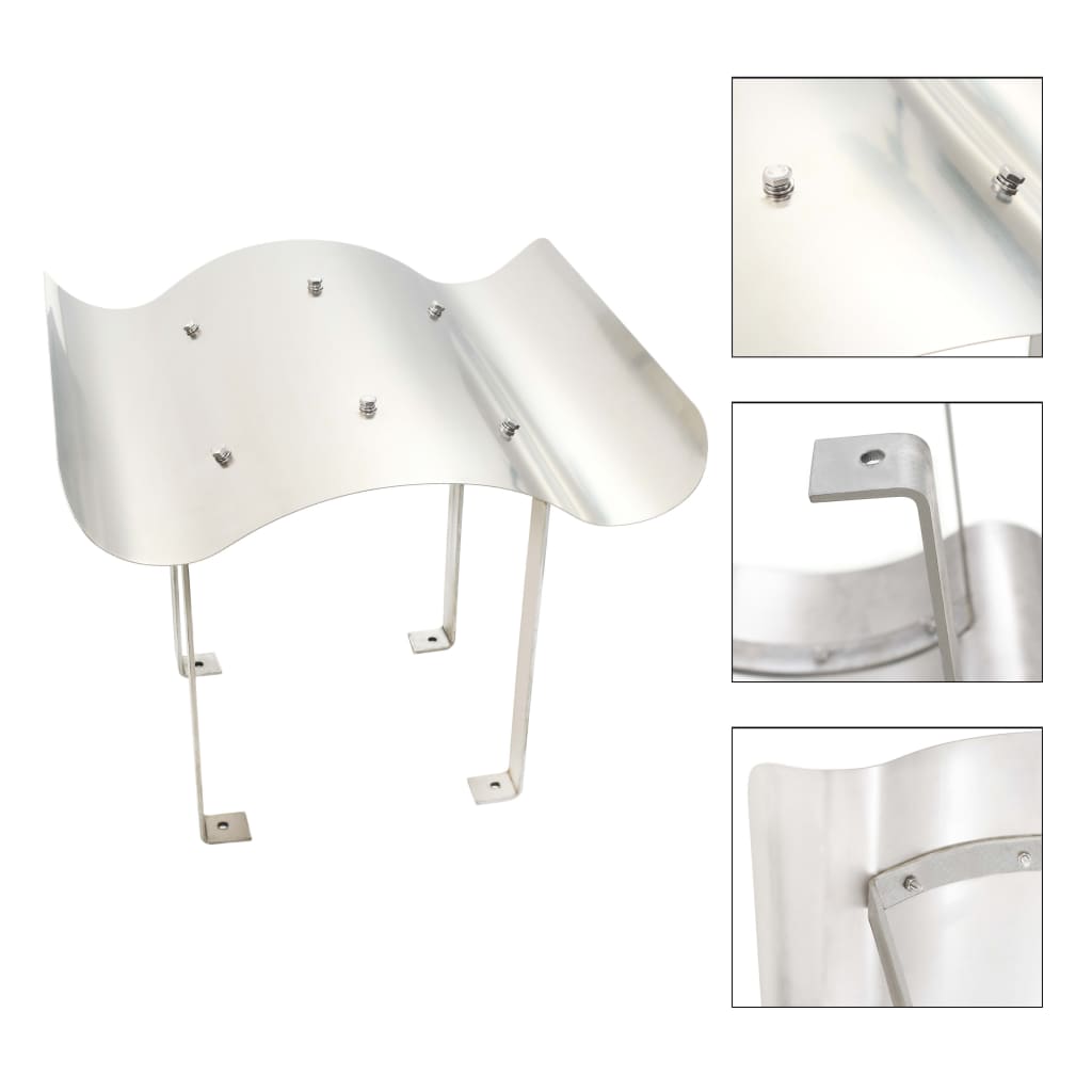Chimney Cowl Stainless Steel 60 x 60 x 38 cm