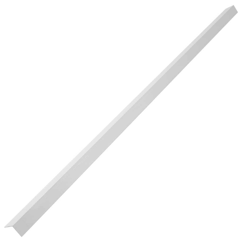 5 pcs Decking Angle Trims Aluminium 170 cm Silver