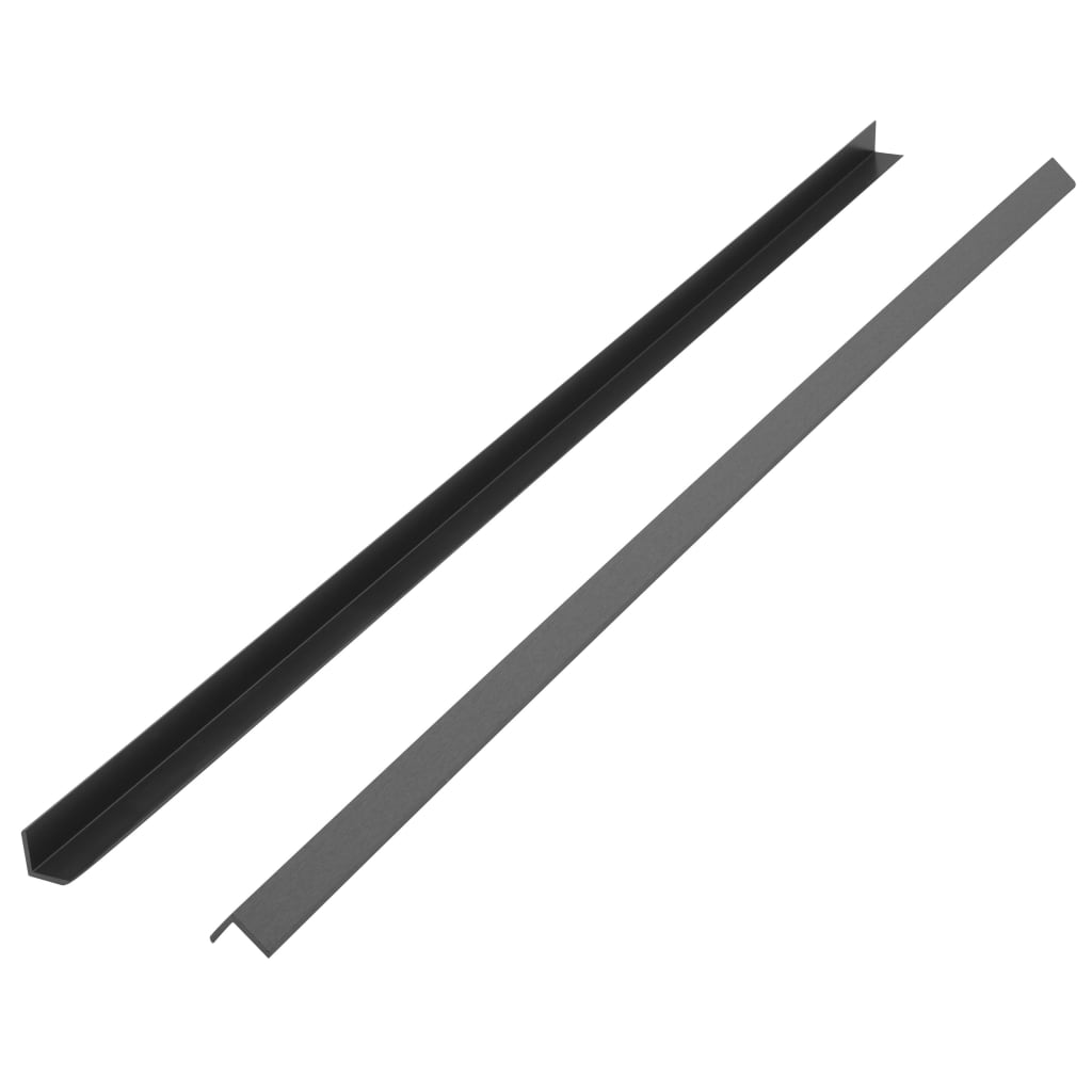 5 pcs Decking Angle Trims WPC 170 cm Grey