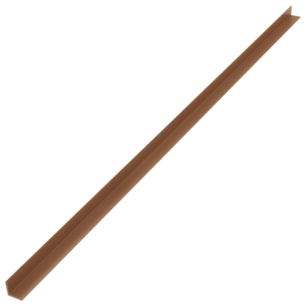 5 pcs Decking Angle Trims WPC 170 cm Teak Colour