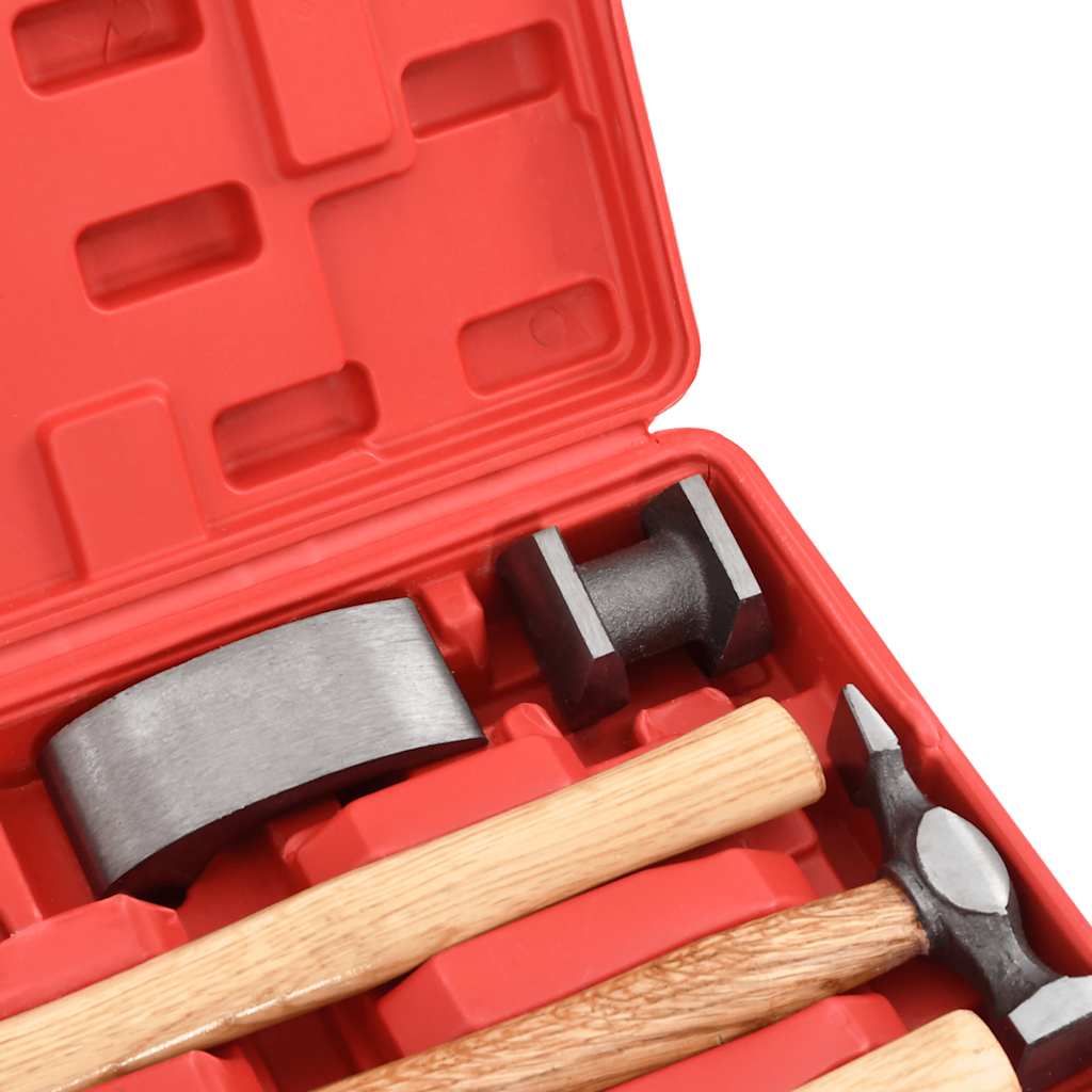 7-Piece Auto Body Hammer and Dolly Dent Repair Set