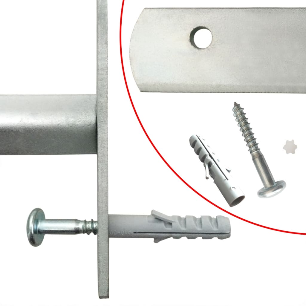 Adjustable Security Grille for Windows with 2 Crossbars 500-650 mm
