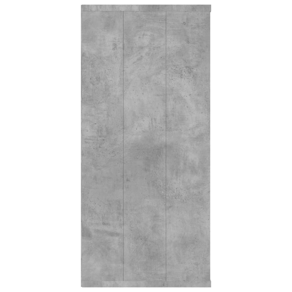 Book Cabinet/Sideboard Concrete Grey 66x30x98 cm Engineered Wood
