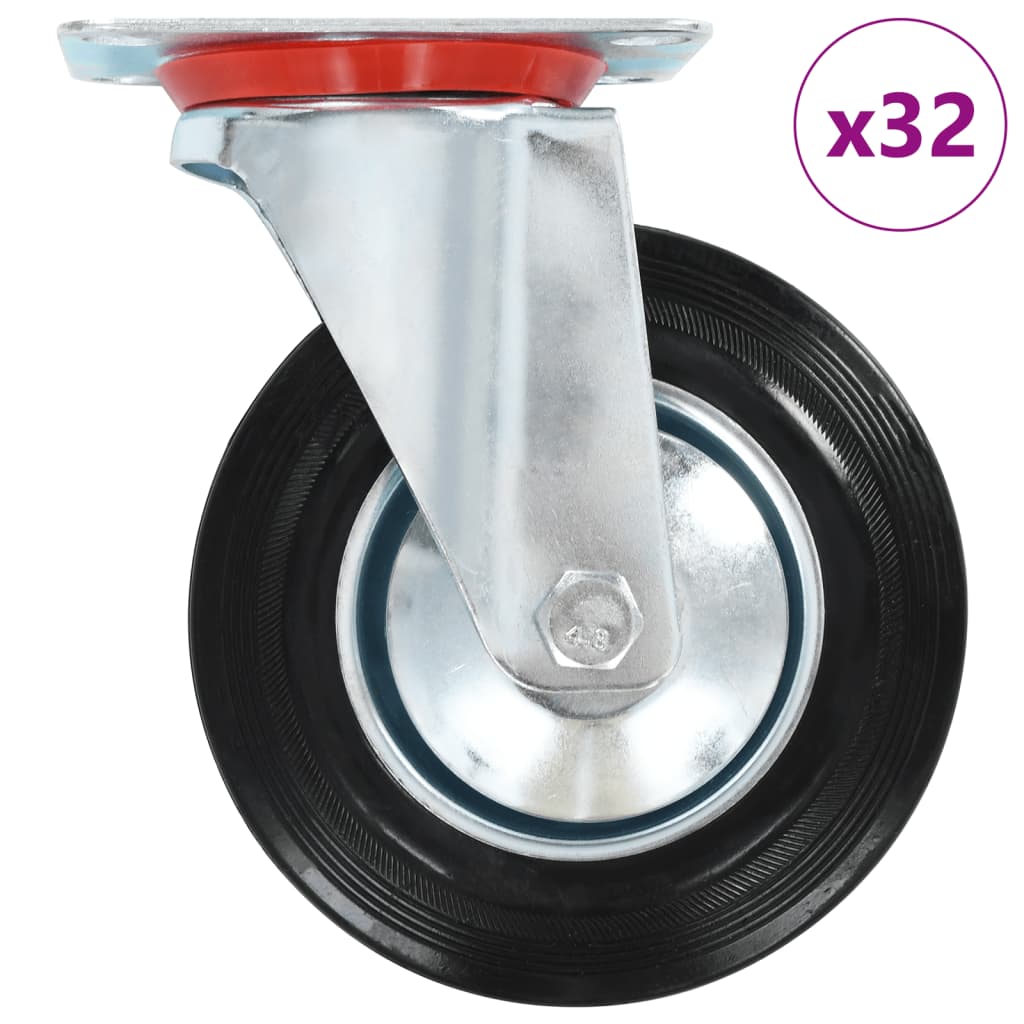 32 pcs Swivel Casters 160 mm