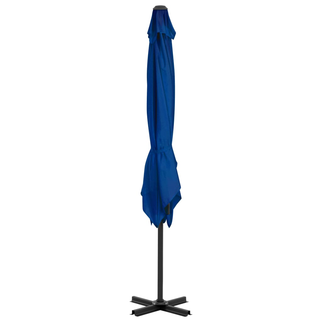 Cantilever Garden Parasol with Aluminium Pole Azure Blue 250x250 cm
