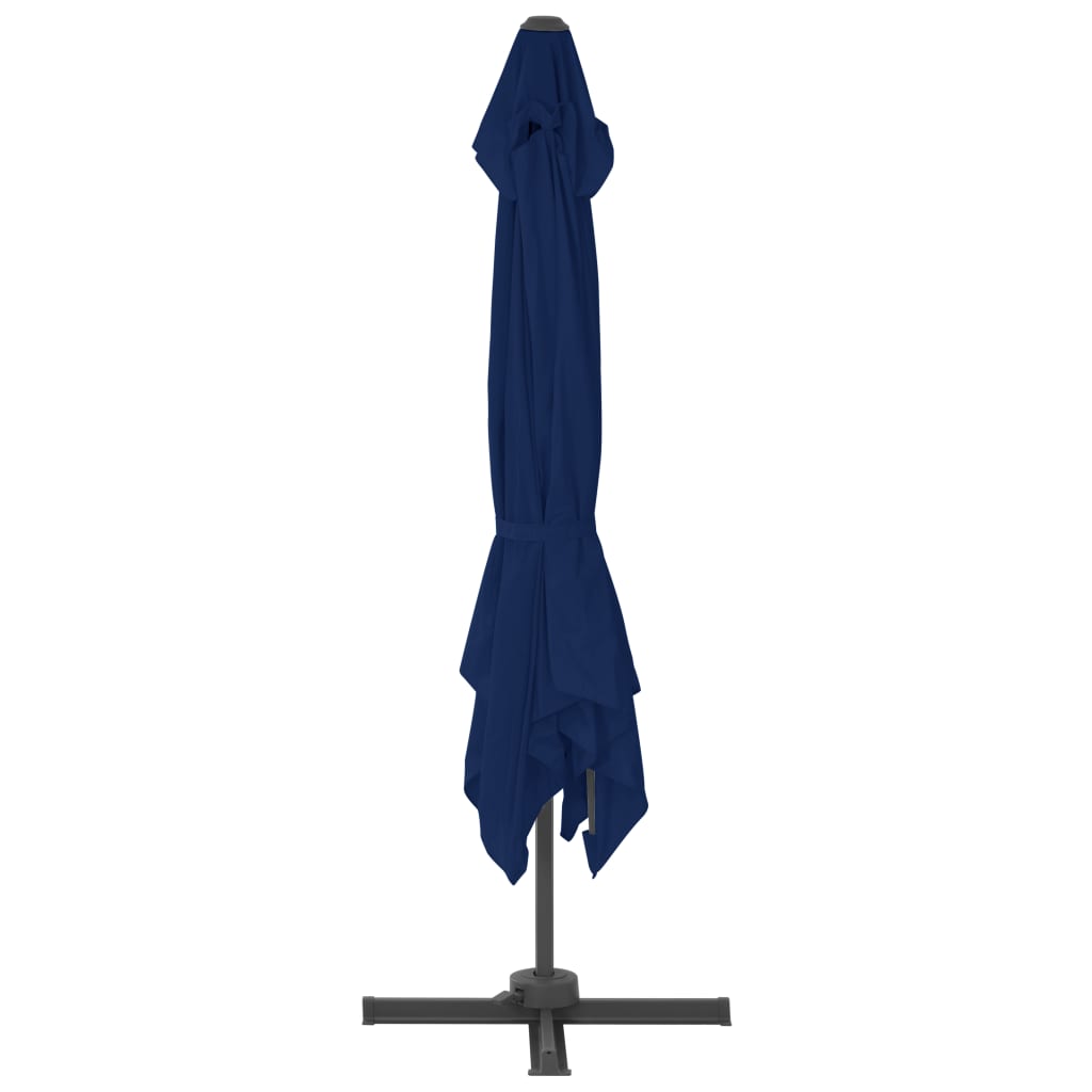 Cantilever Garden Parasol with Aluminium Pole 3x3 m Azure Blue