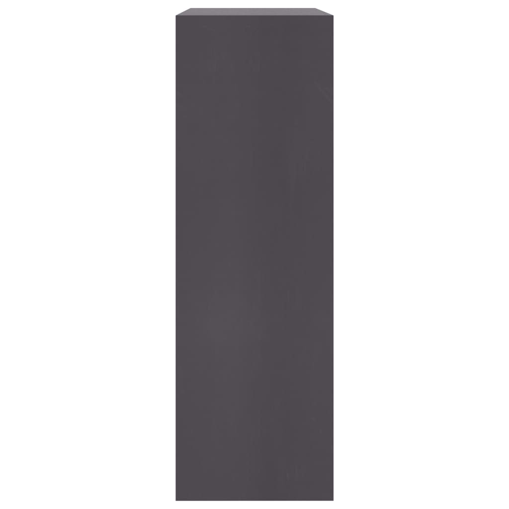 Bookshelf Grey 60x24x76 cm Engineered Wood