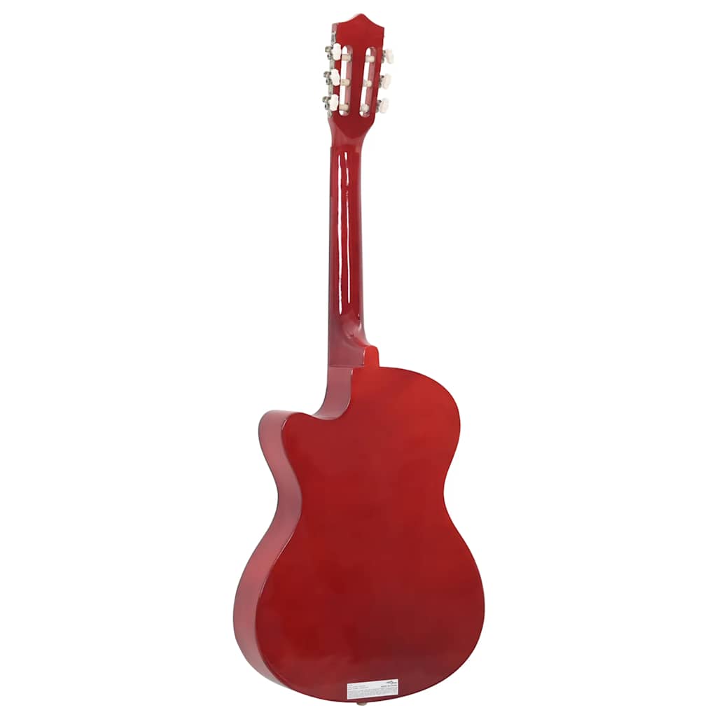 12 Piece Western Acoustic Cutaway Guitar Set with 6 Strings 38