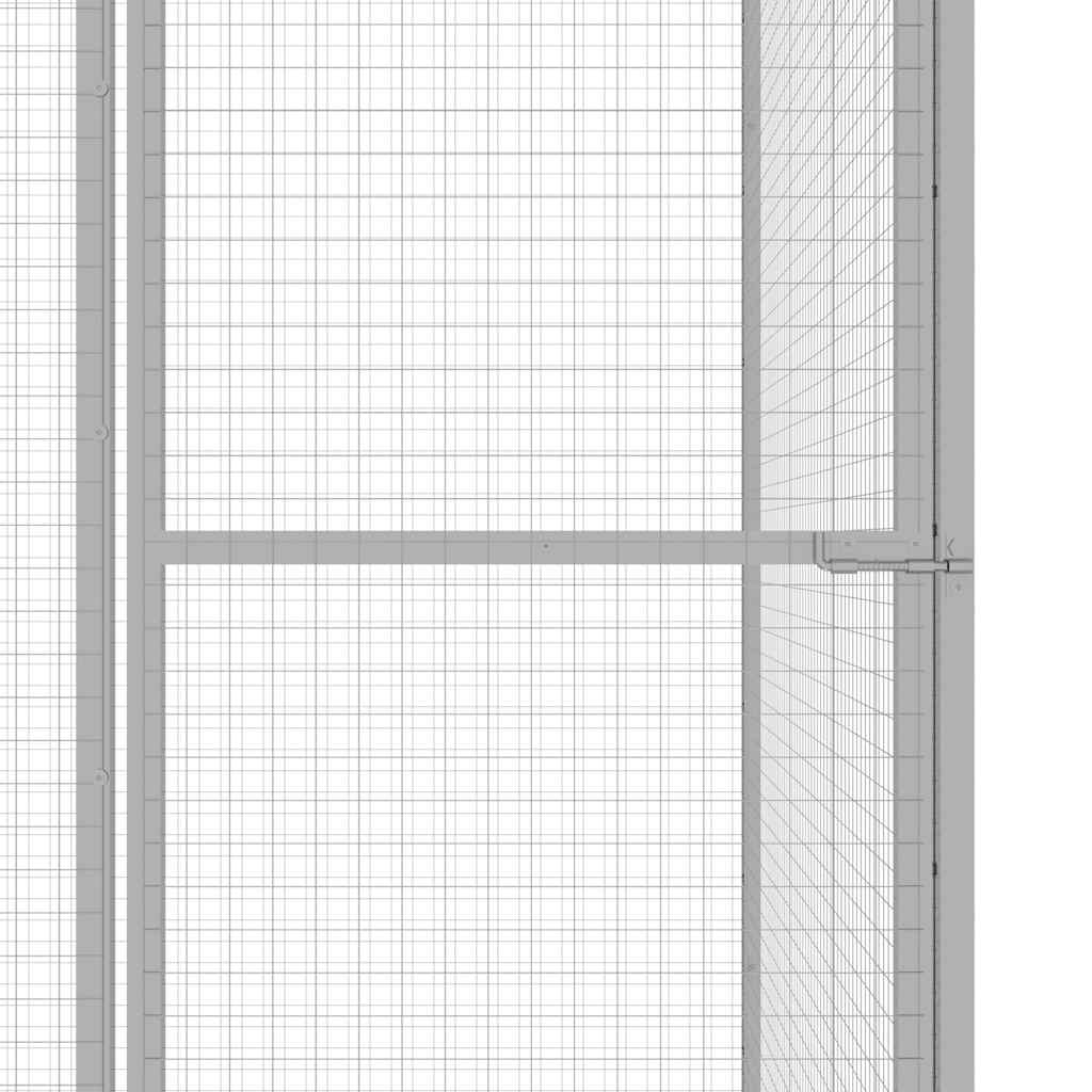 Cat Cage 3x1.5x1.5 m Galvanised Steel
