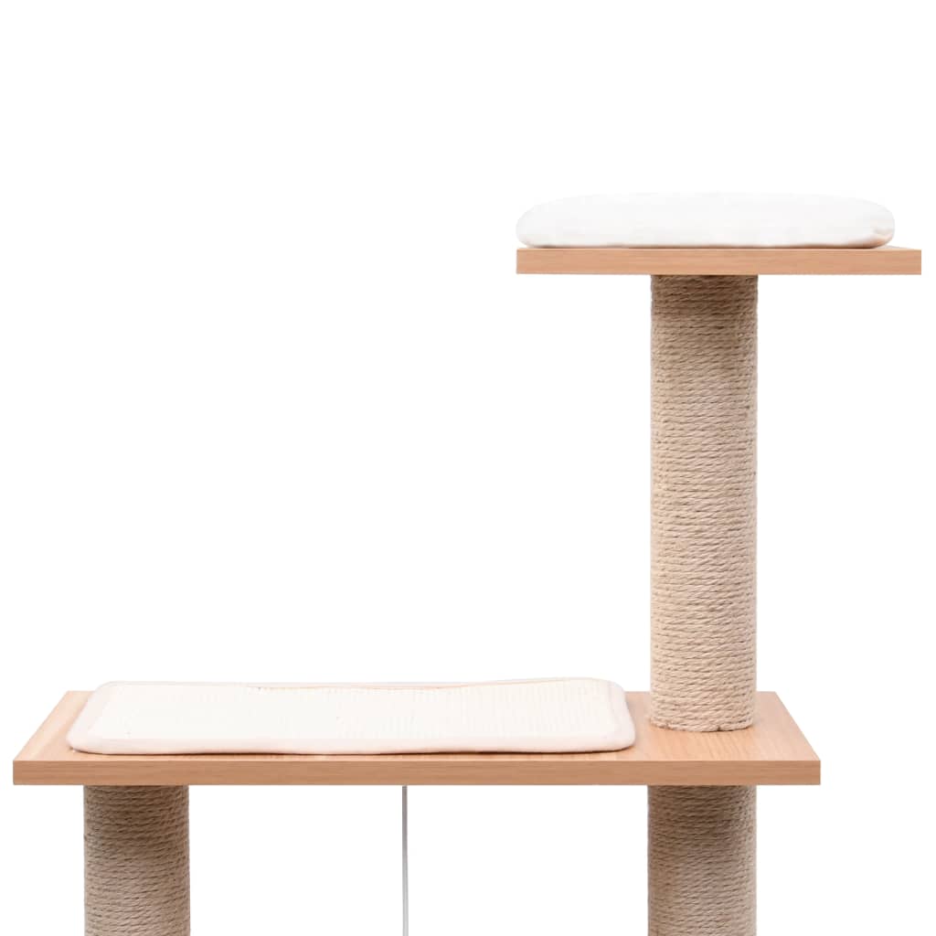 Cat Tree with Sisal Scratching Mat 123 cm