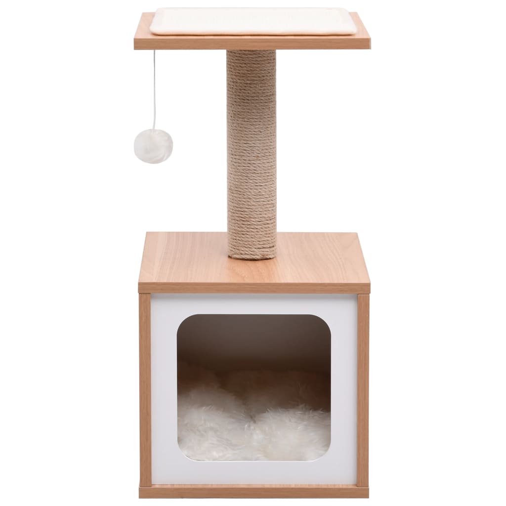 Cat Tree with Sisal Scratching Mat 62 cm