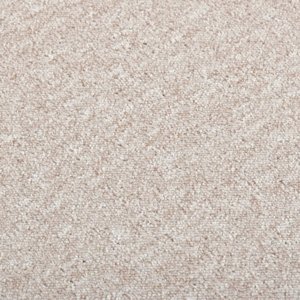 Carpet Floor Tiles 20 pcs 5 m² 50x50 cm Light Beige