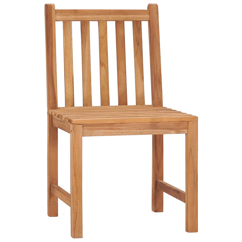5 Piece Garden Dining Set 150x90 cm Solid Teak Wood