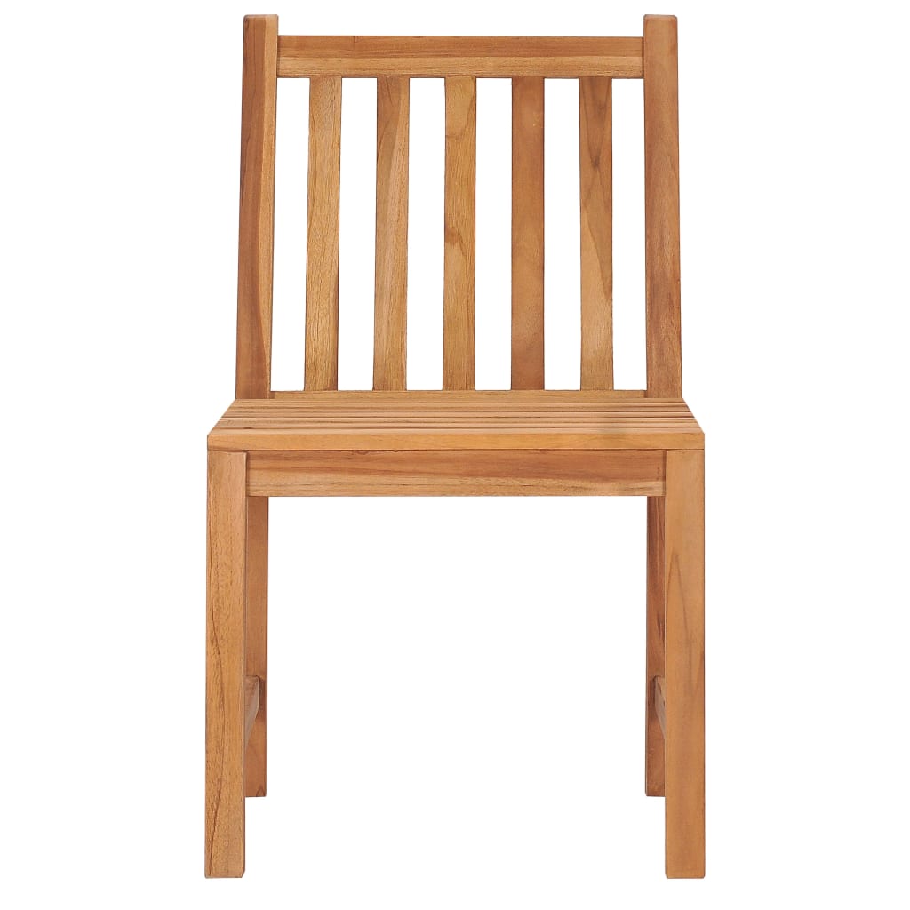 5 Piece Garden Dining Set 150x90 cm Solid Teak Wood