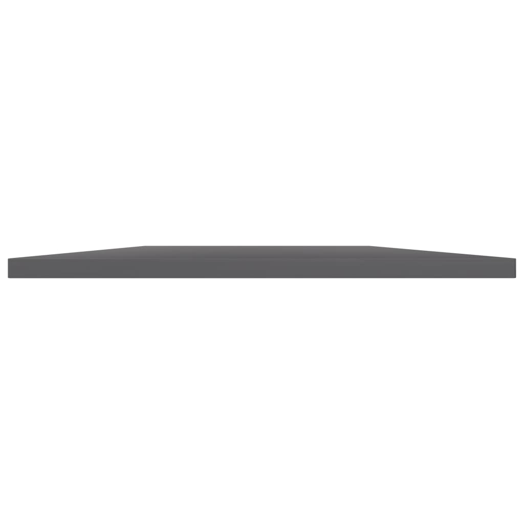 Bookshelf Boards 8 pcs High Gloss Grey 40x50x1.5 cm Engineered Wood