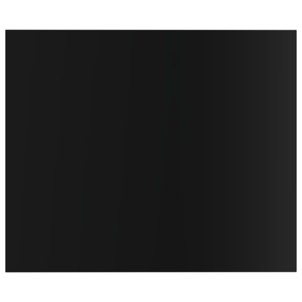 Bookshelf Boards 8 pcs High Gloss Black 60x50x1.5 cm Engineered Wood