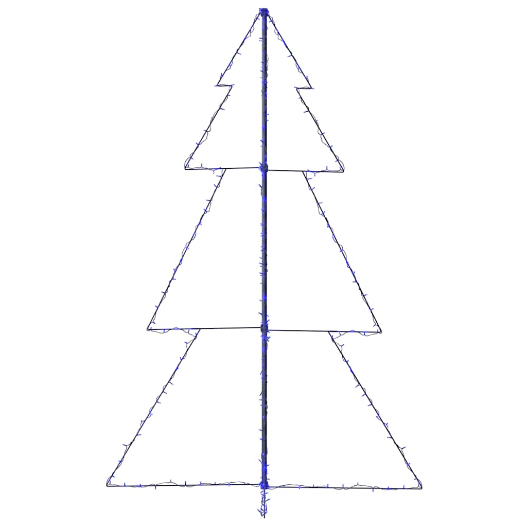 Christmas Cone Tree 240 LEDs Indoor and Outdoor 118x180 cm