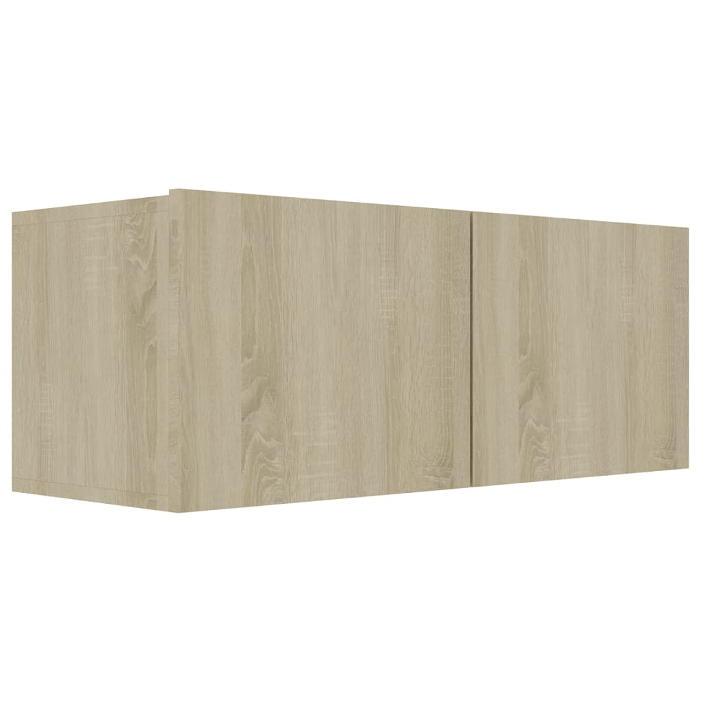 5 Piece TV Cabinet Sets Sonoma Oak Engineered Wood