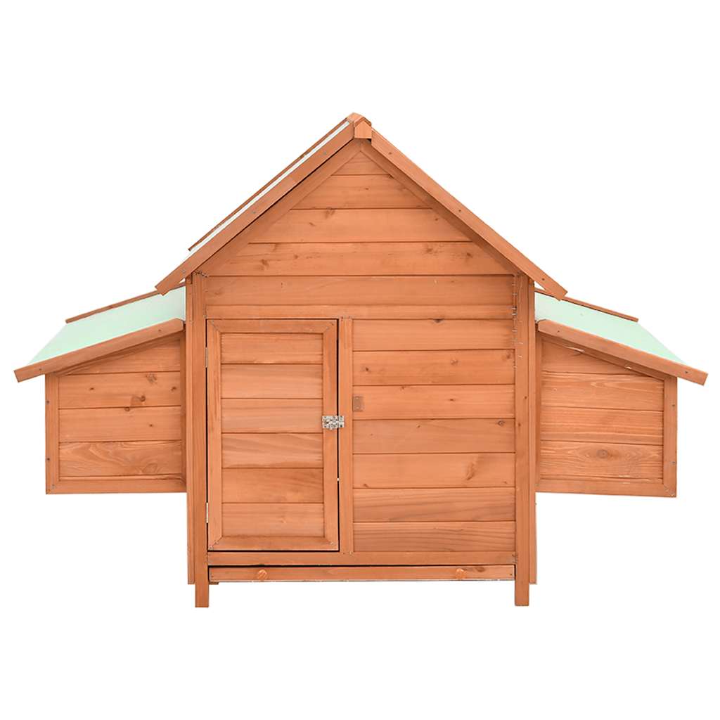 Chicken Coop 150x96x110 cm Solid Firwood
