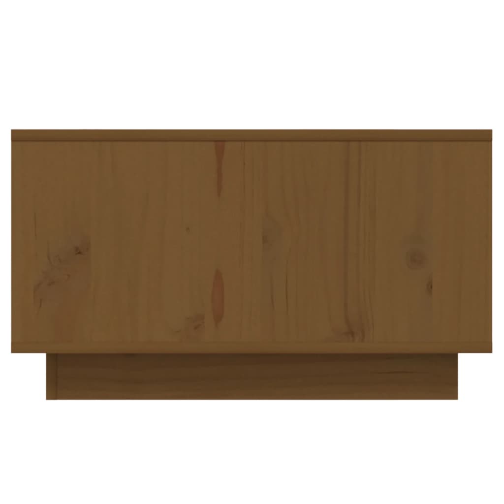 Coffee Table Honey Brown 55x56x32 cm Solid Wood Pine
