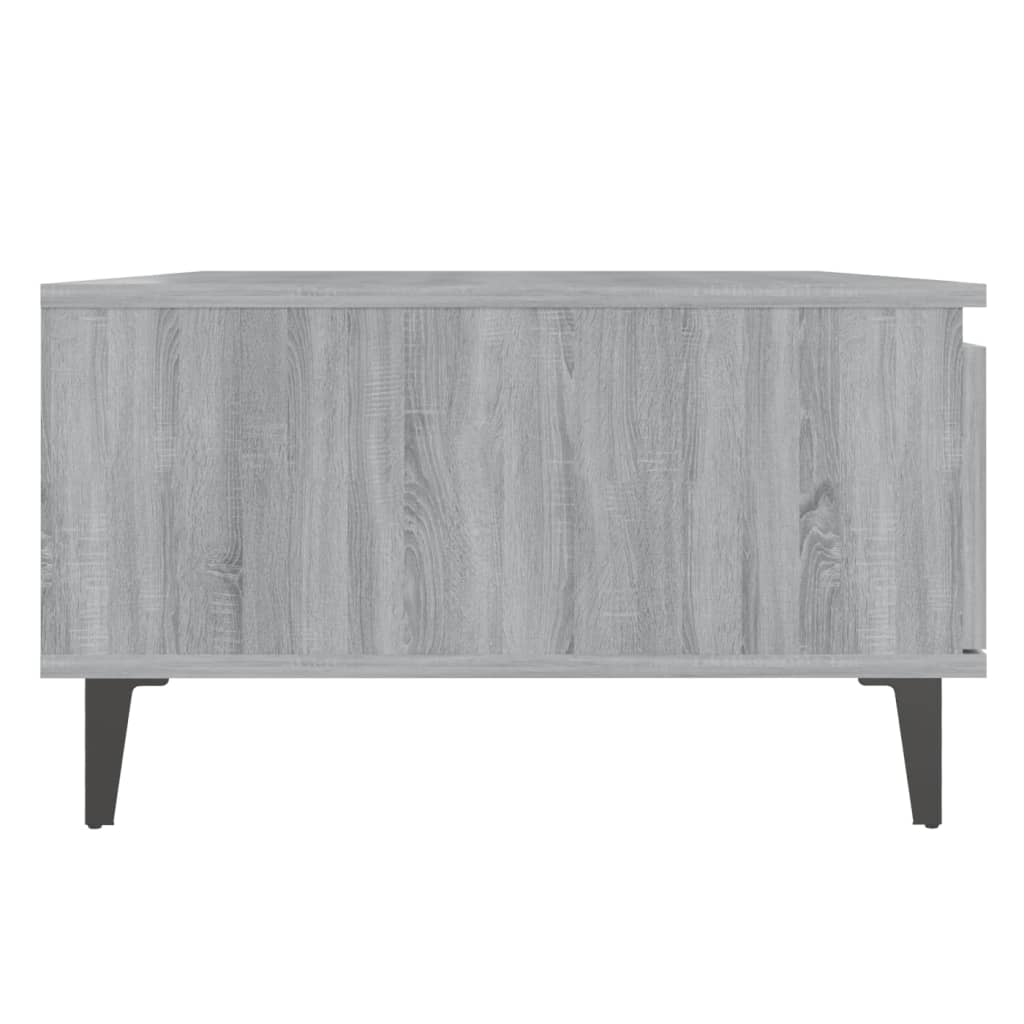 Coffee Table Grey Sonoma 90x60x35 cm Engineered Wood