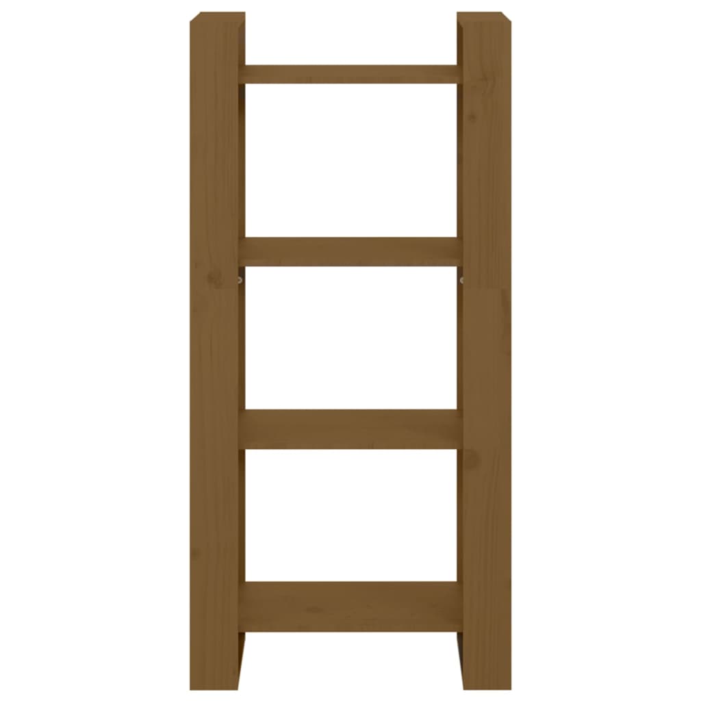 Book Cabinet/Room Divider Honey Brown 60x35x125 cm Solid Wood