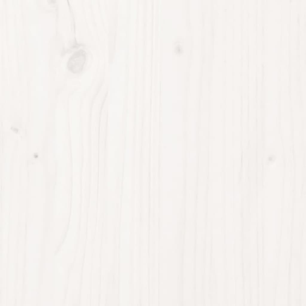 Book Cabinet/Room Divider White 80x35x160 cm Solid Wood