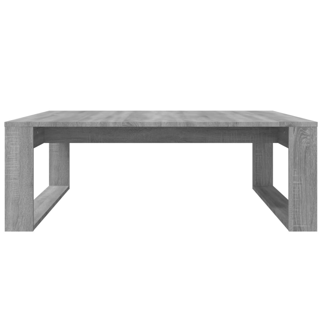 Coffee Table Grey Sonoma 100x100x35 cm Engineered Wood