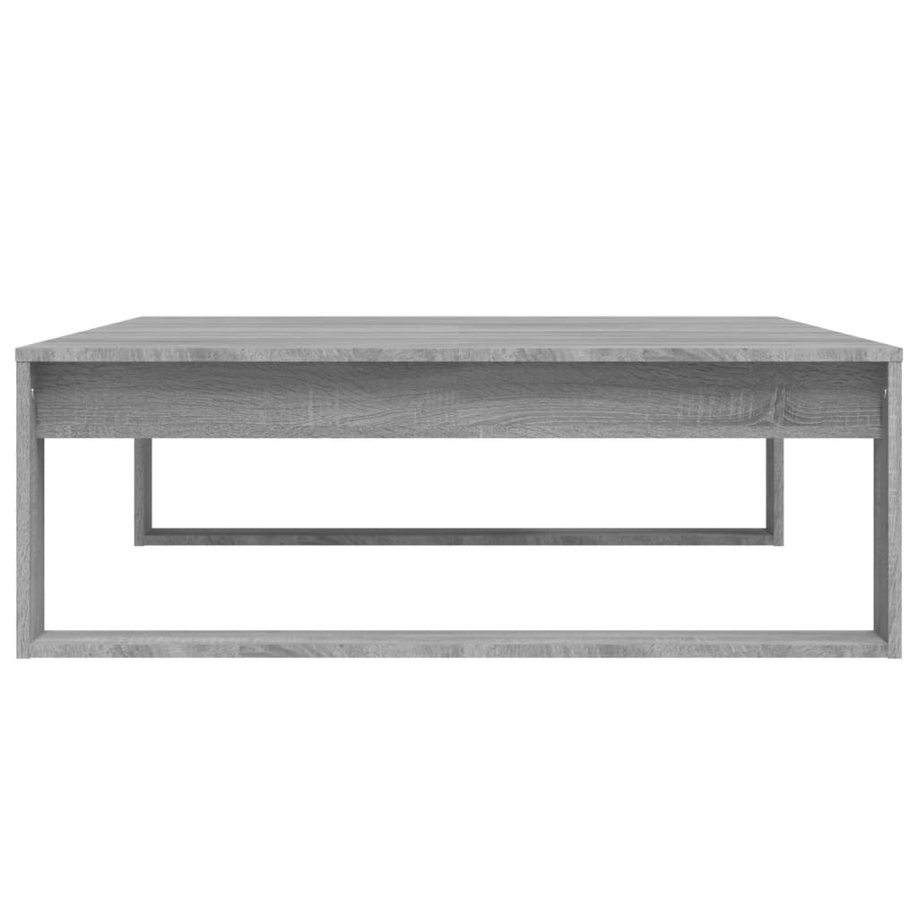 Coffee Table Grey Sonoma 100x100x35 cm Engineered Wood
