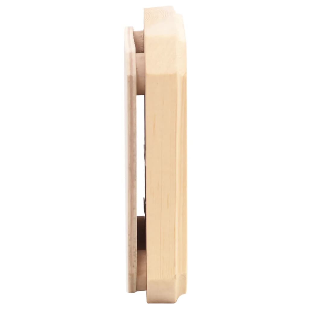 2 in 1 Sauna Hygrothermograph and Sand Timer Set Solid Wood Pine