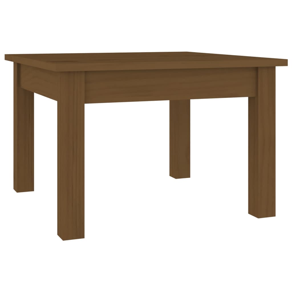 Coffee Table Honey Brown 45x45x30 cm Solid Wood Pine
