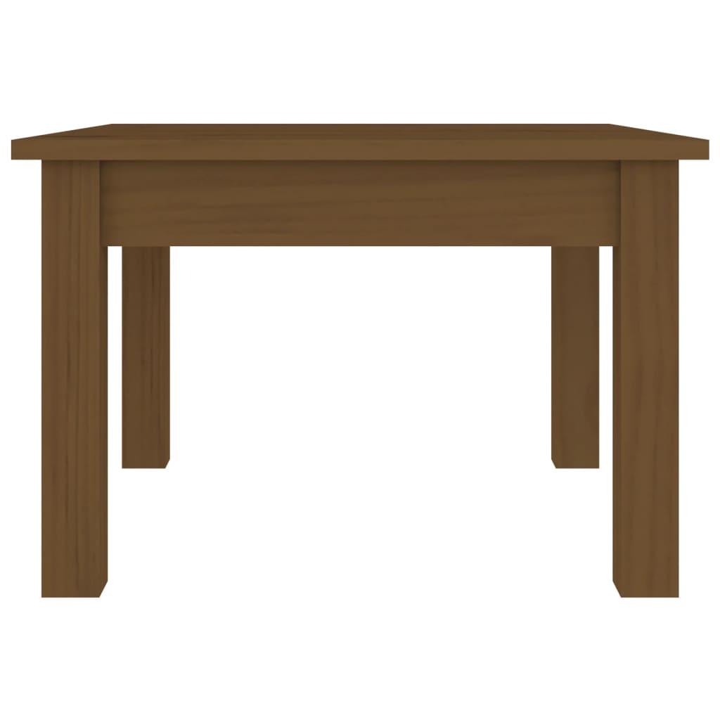 Coffee Table Honey Brown 45x45x30 cm Solid Wood Pine