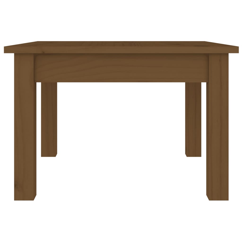 Coffee Table Honey Brown 45x45x30 cm Solid Wood Pine