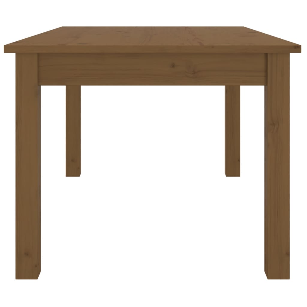 Coffee Table Honey Brown 80x50x40 cm Solid Wood Pine