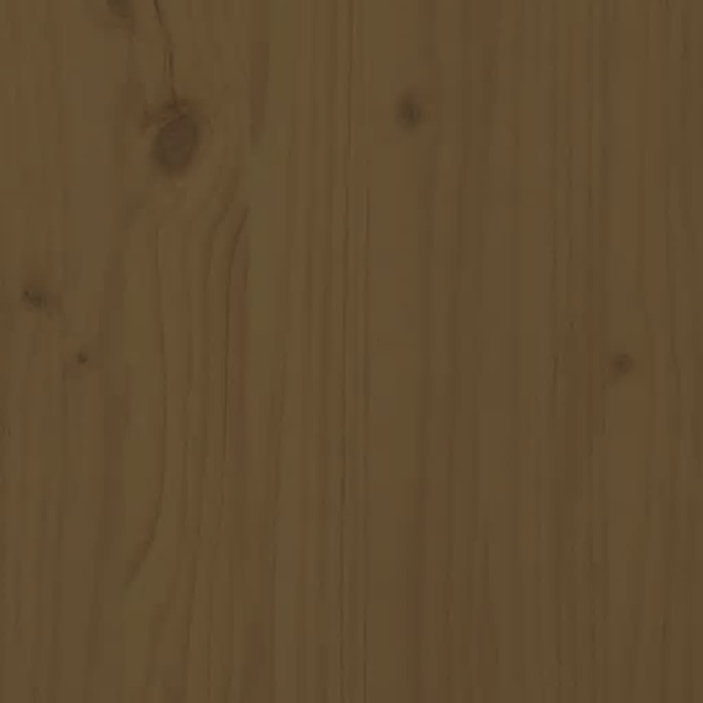Coffee Table Honey Brown 80x50x40 cm Solid Wood Pine