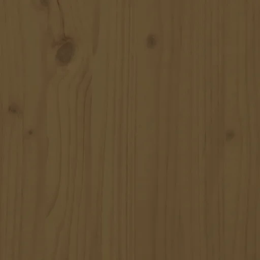 Coffee Table Honey Brown 100x50x40 cm Solid Wood Pine