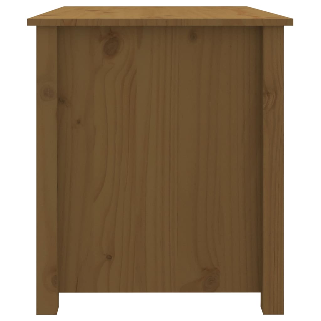 Coffee Table Honey Brown 71x49x55 cm Solid Wood Pine