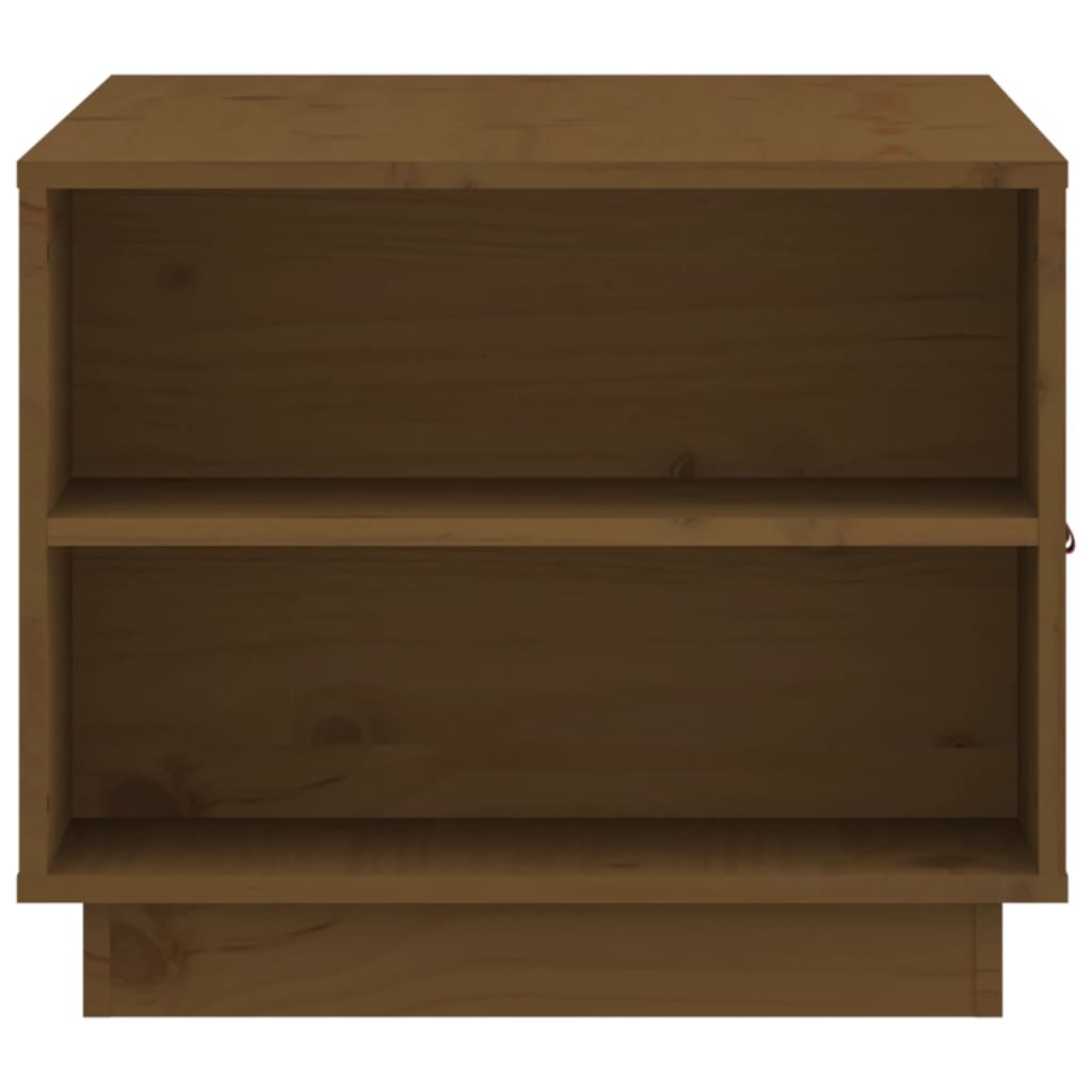 Coffee Table Honey Brown 100x50x41 cm Solid Wood Pine