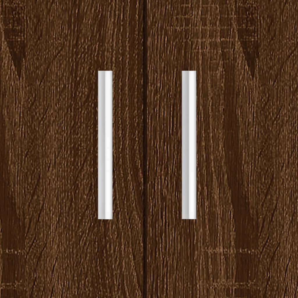 Aquarium Stand Brown Oak 81x36x73 cm Engineered Wood
