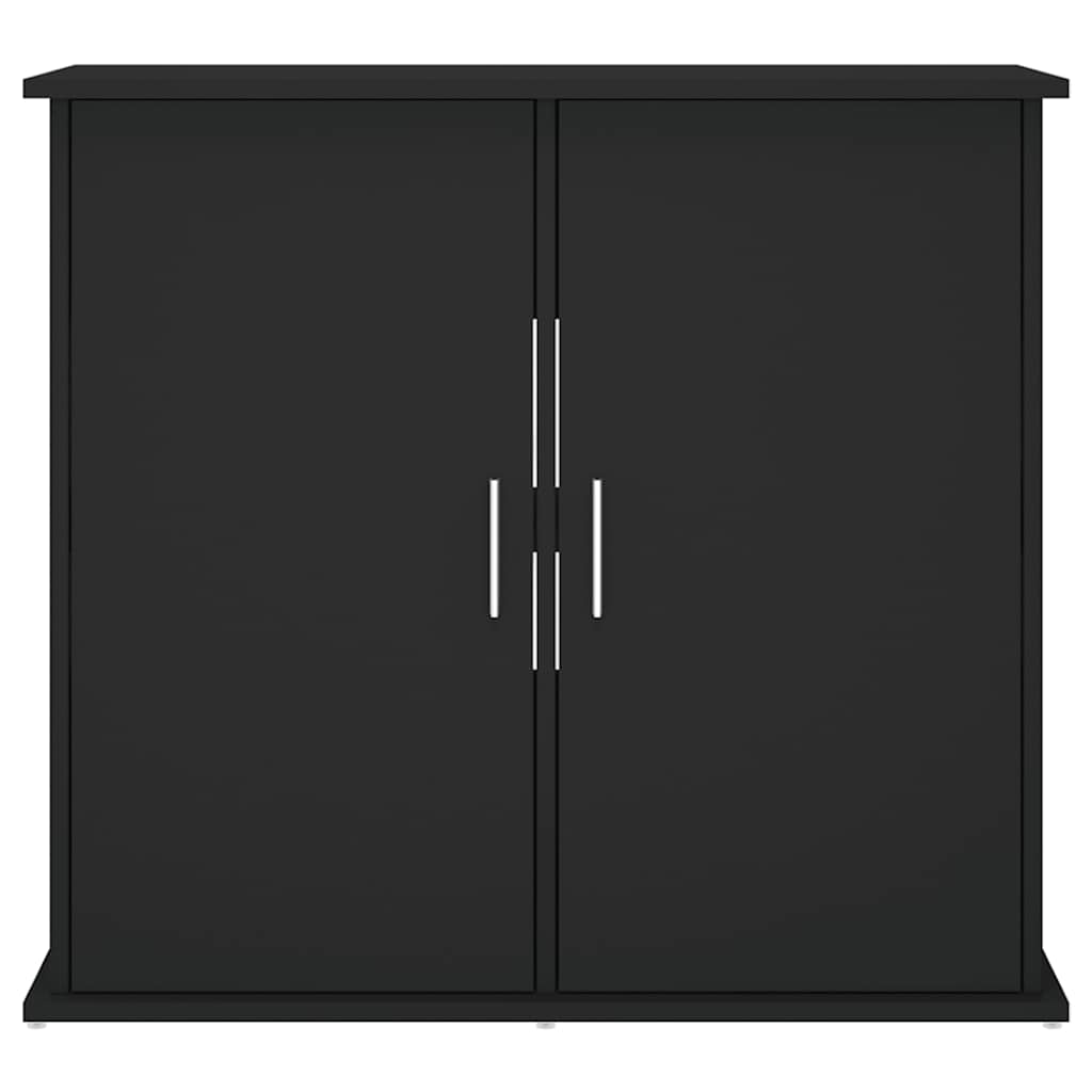 Aquarium Stand Black 81x36x73 cm Engineered Wood