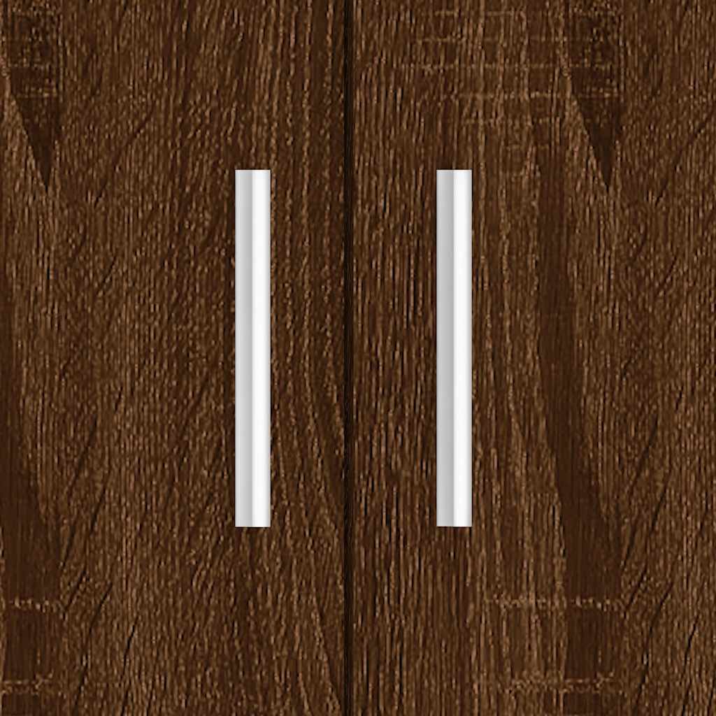 Aquarium Stand Brown Oak 81x36x73 cm Engineered Wood