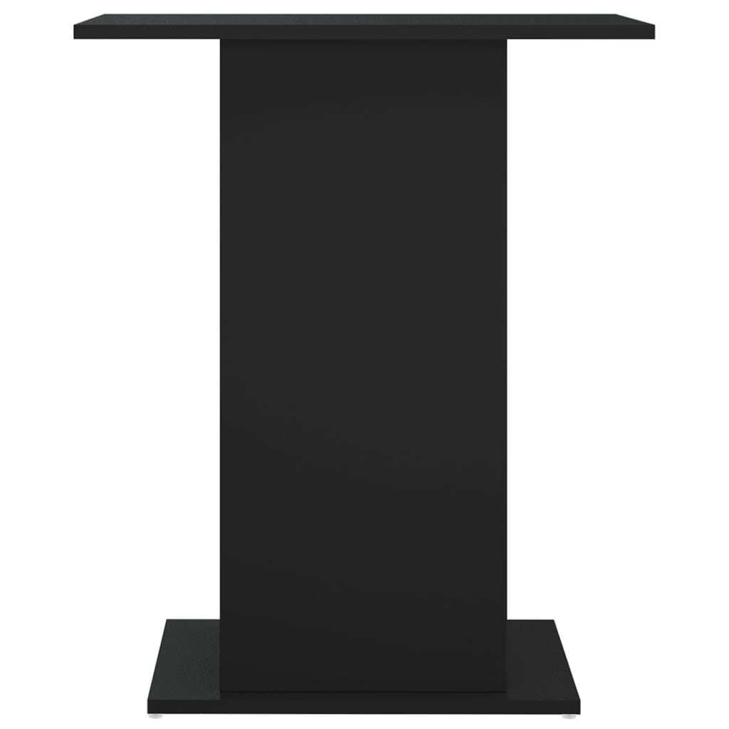 Aquarium Stand Black 60.5x36x72.5 cm Engineered Wood