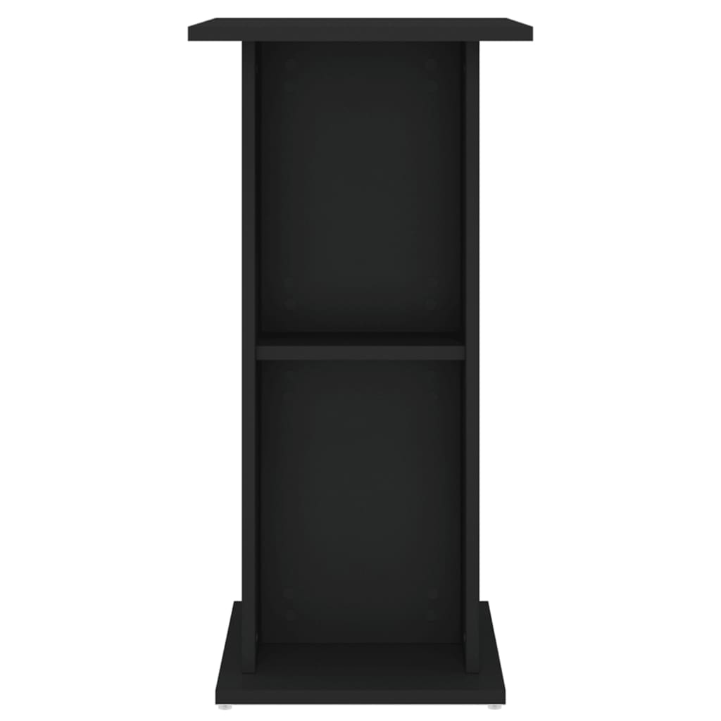 Aquarium Stand Black 60.5x36x72.5 cm Engineered Wood