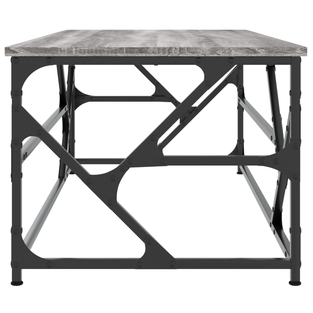 Coffee Table Grey Sonoma 100x50x40 cm Engineered Wood