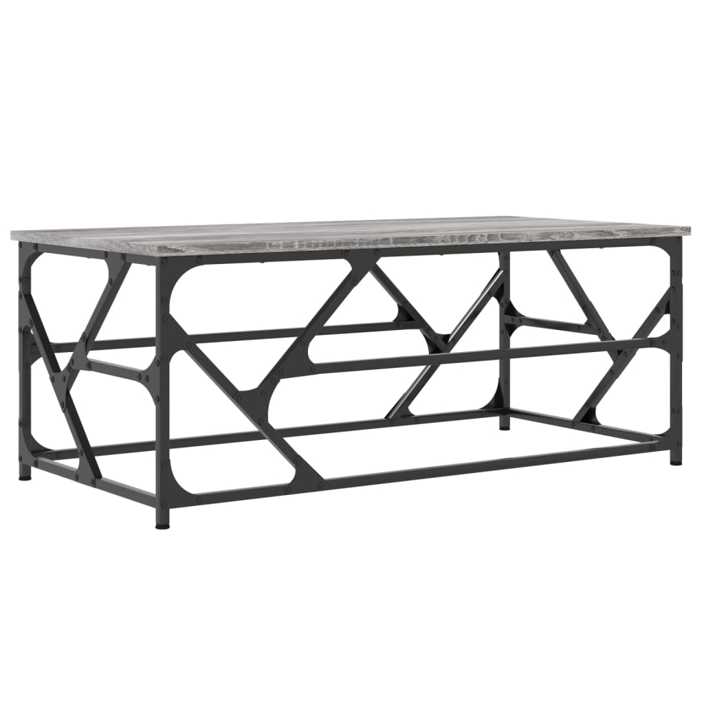 Coffee Table Grey Sonoma 100x50x40 cm Engineered Wood