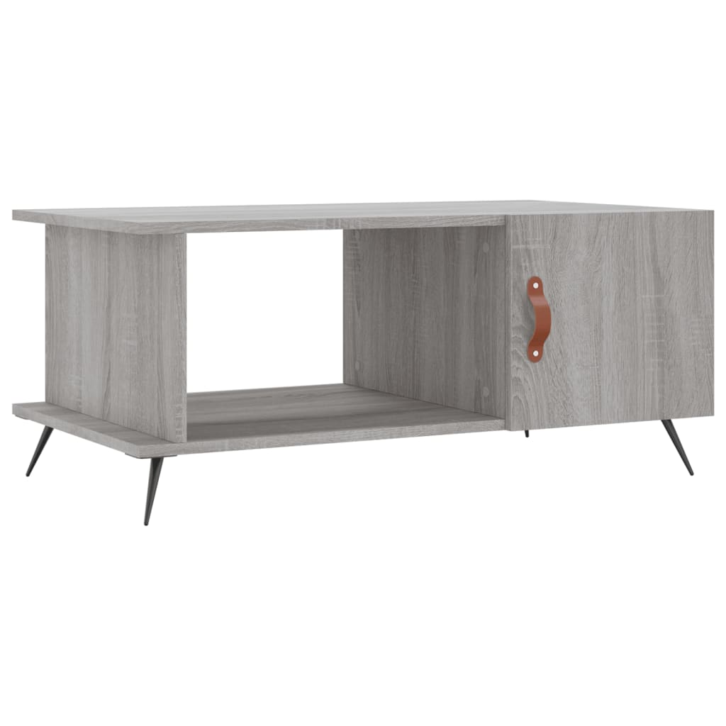 Coffee Table Grey Sonoma 90x50x40 cm Engineered Wood