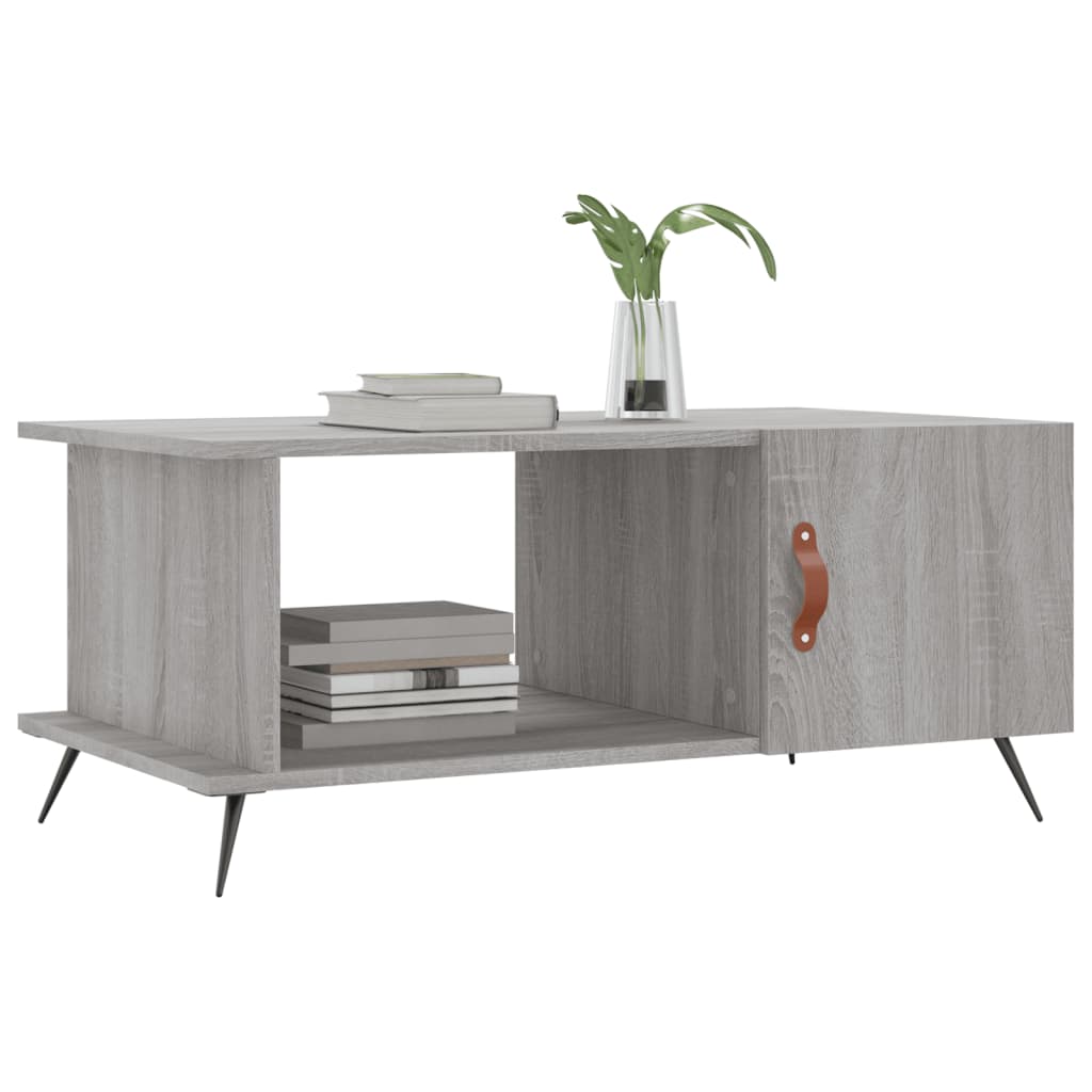 Coffee Table Grey Sonoma 90x50x40 cm Engineered Wood
